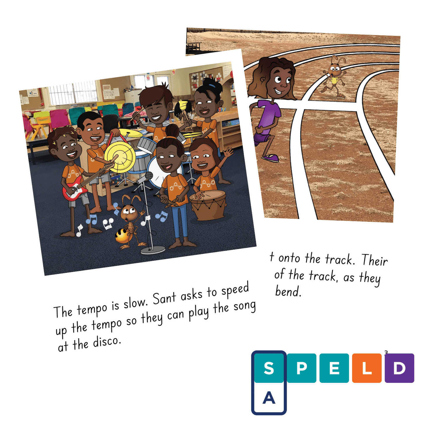 SPELD-SA Readers: Phonic Books with Sounds-Write Extended Code (Set 1) x 10 Books