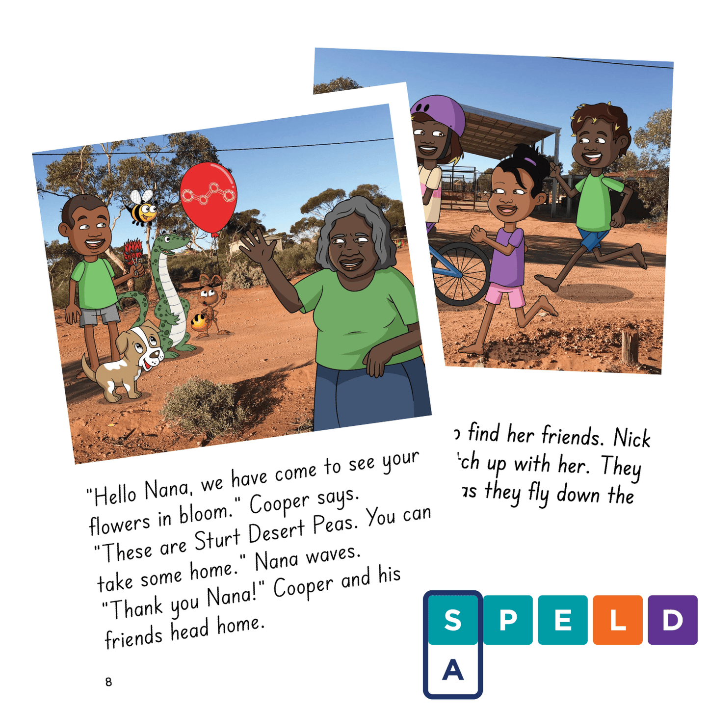 SPELD-SA Readers: Phonic Books with Sounds-Write Extended Code (Set 1) x 10 Books