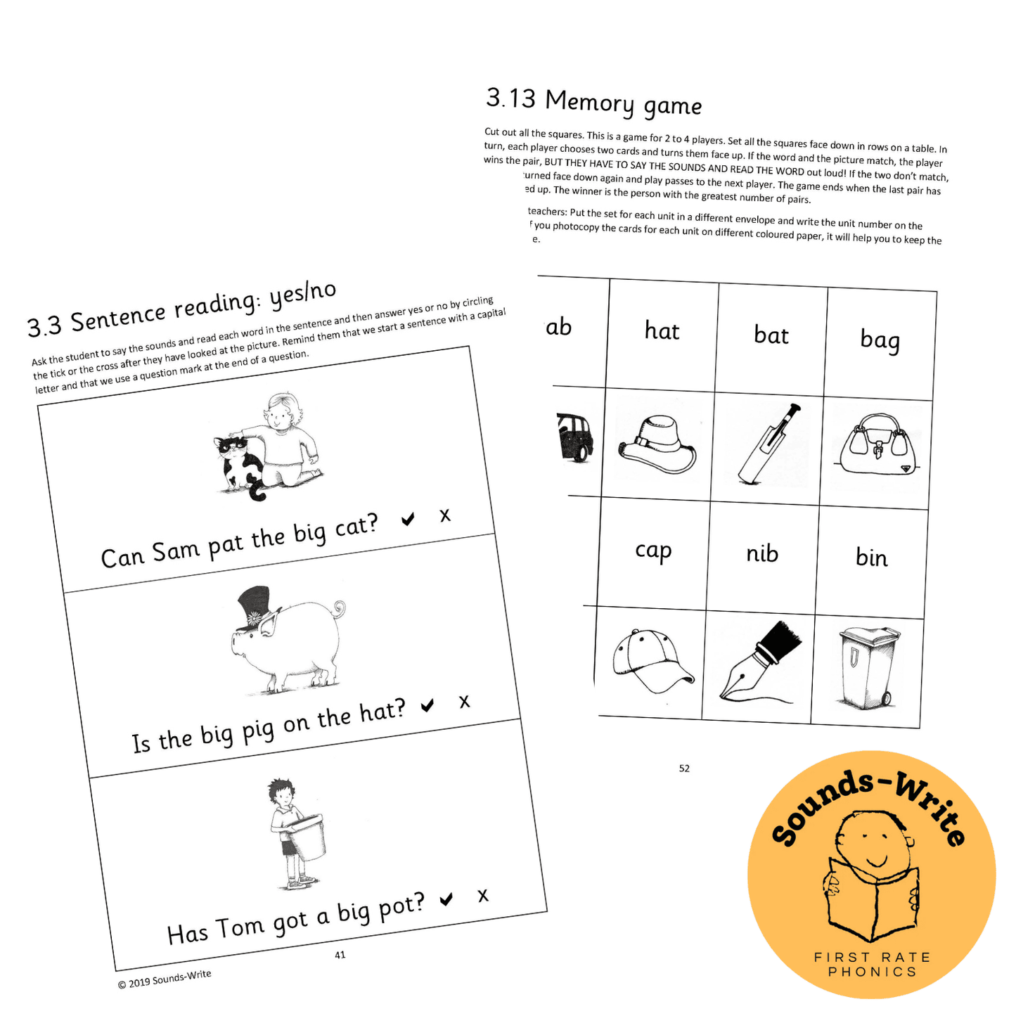 Sounds-Write Activity Workbook: Initial Code