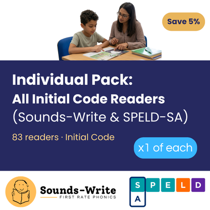 Individual Pack: All Initial Code Readers (Sounds-Write & SPELD-SA)