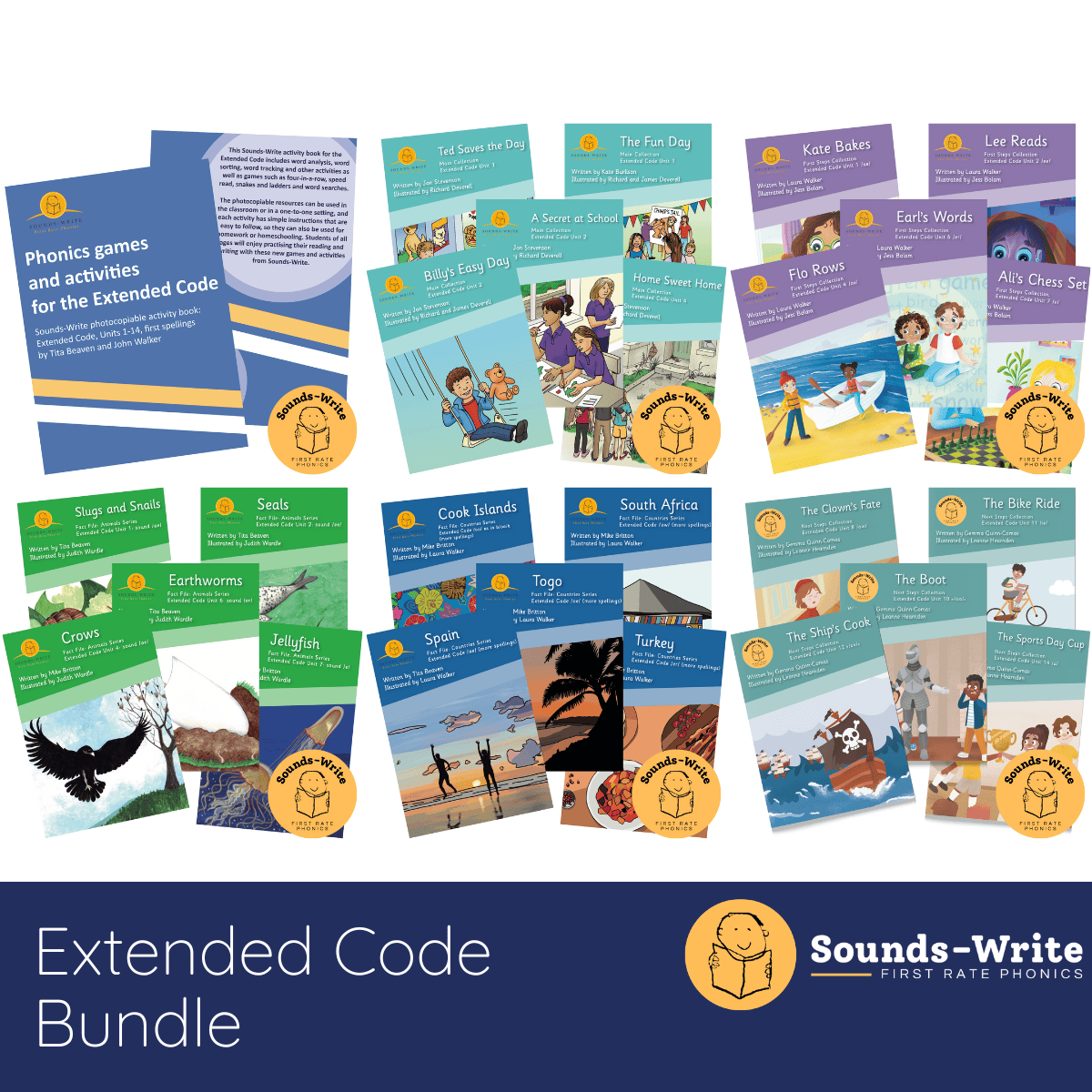 Sounds Write Initial Code Display Bundle: Extended Code – Soundality