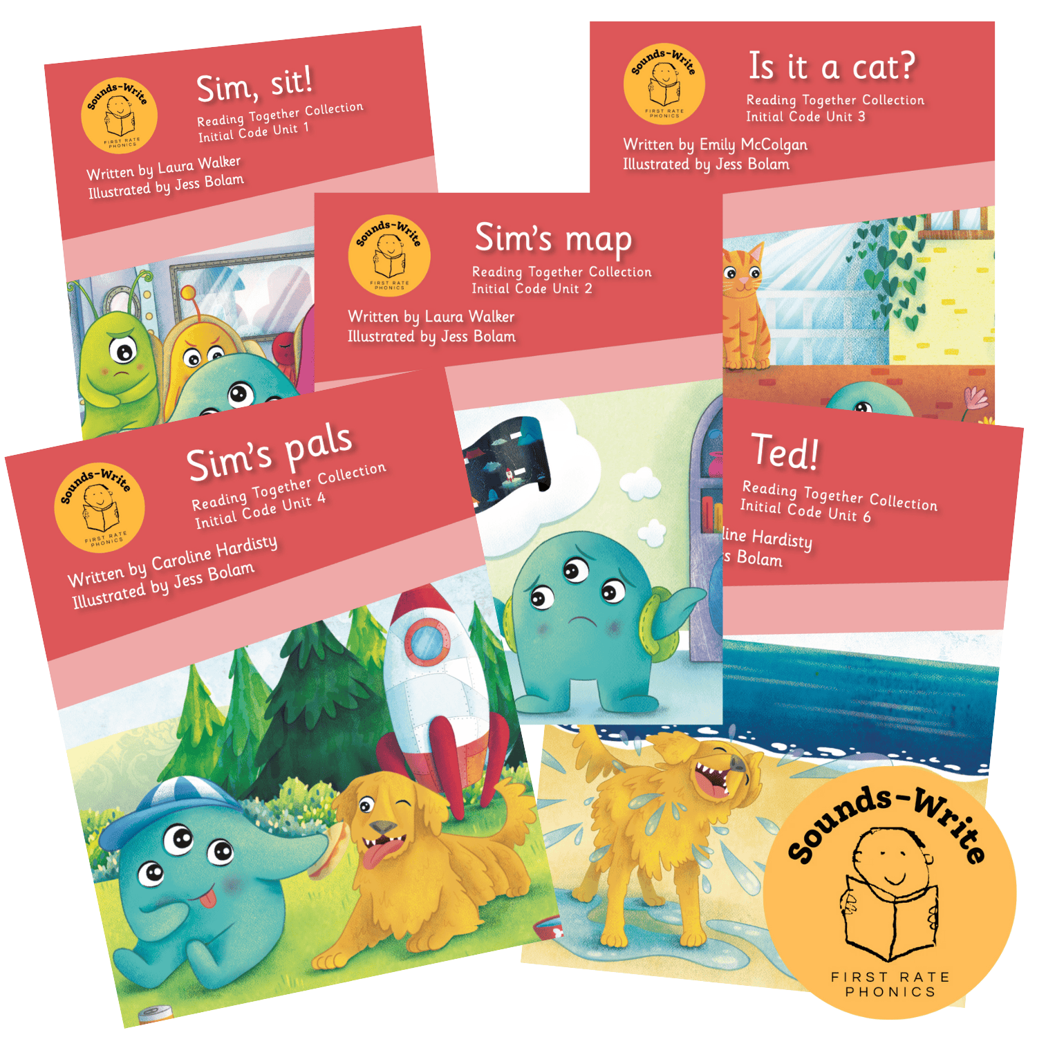 Initial Code Small Book Initial Code Readers: Reading Together Collection x 7 Books – Soundality