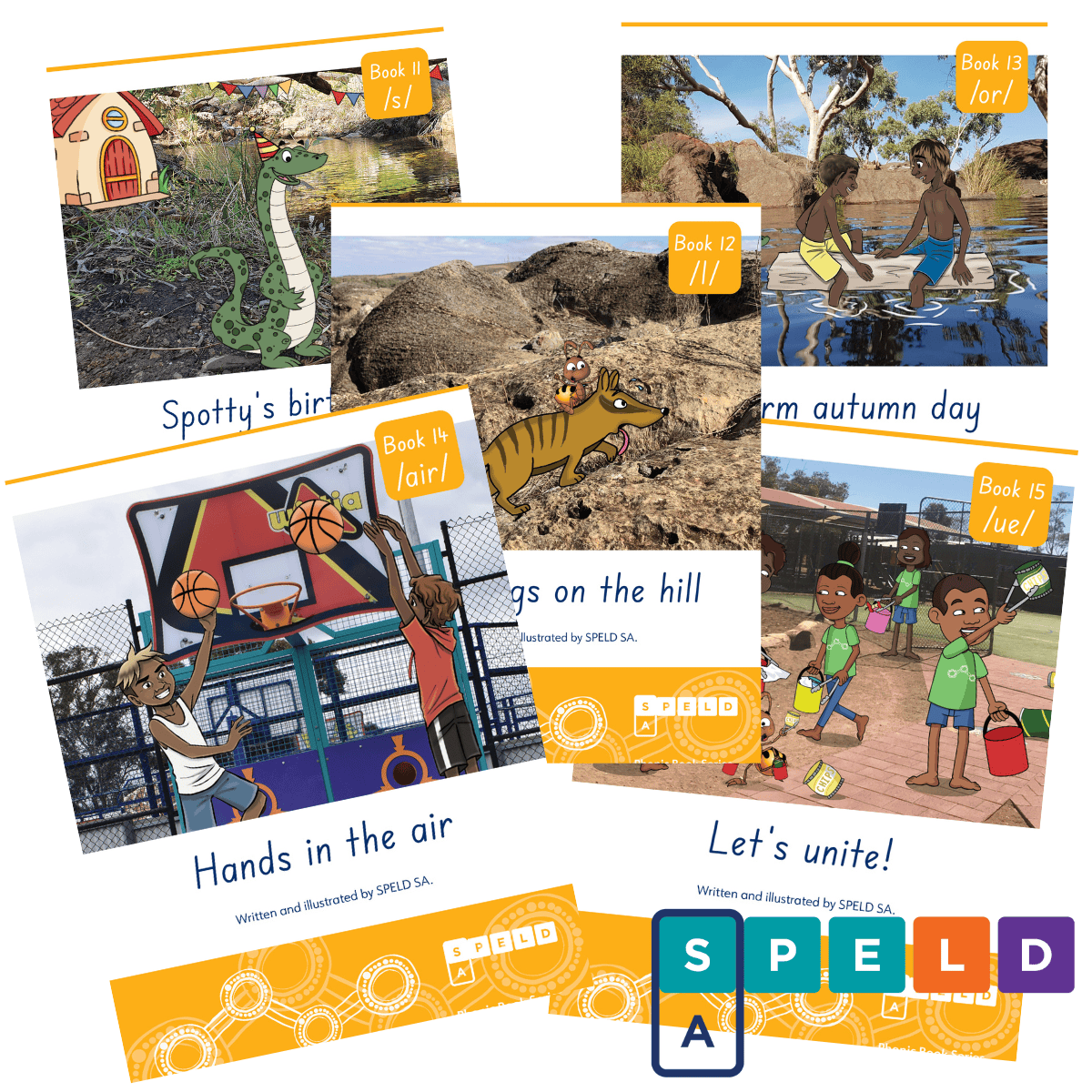 SPELDSA Readers Phonic Books with SoundsWrite Extended Code (Set 2