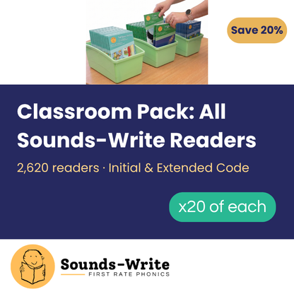 Classroom Pack: All Sounds-Write Readers (x20 of each)