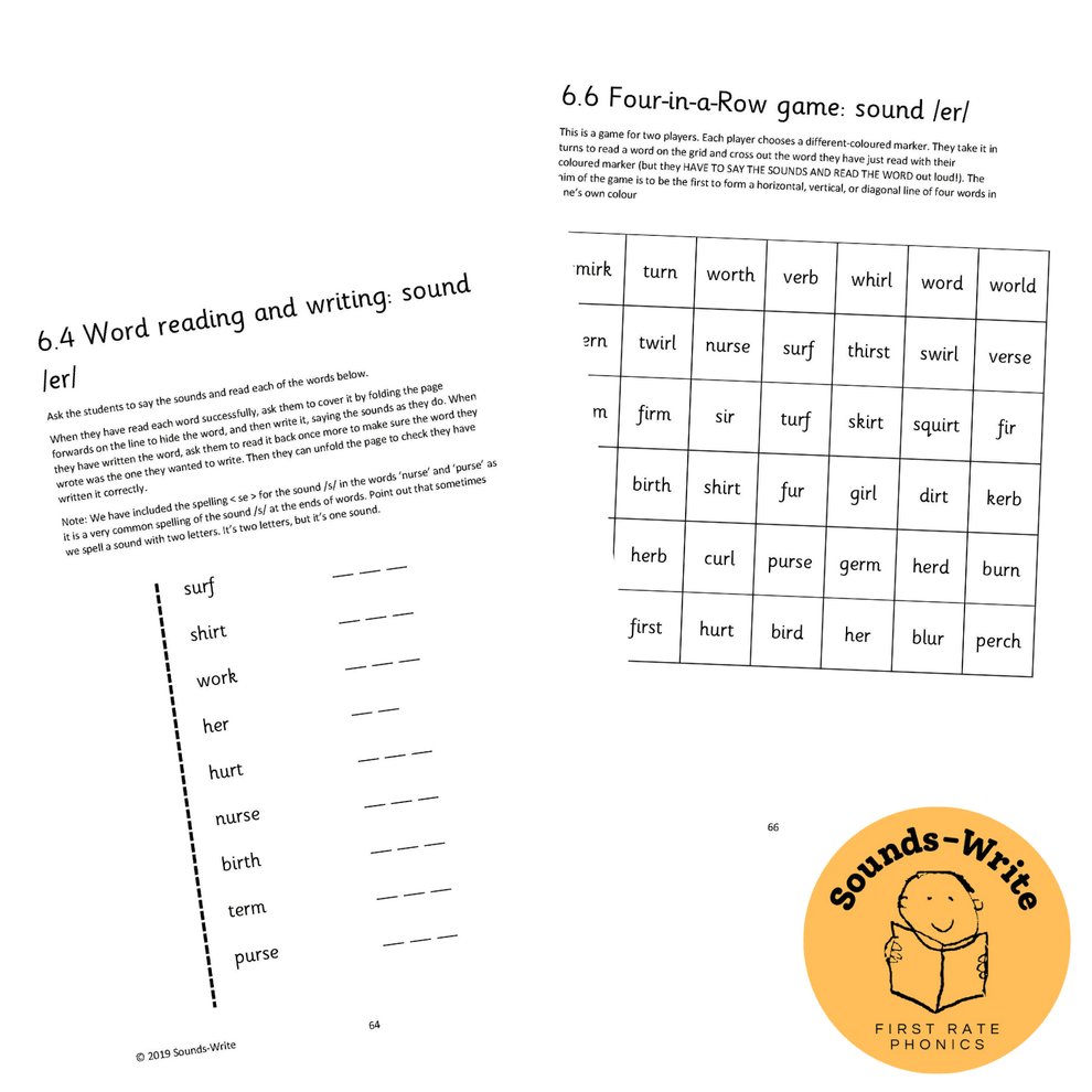 Sounds-Write Activity Workbook: Extended Code β Soundality