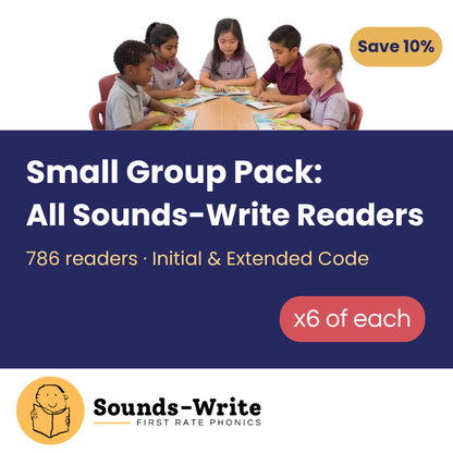 Small Group Pack: All Sounds-Write Readers (x6 of each)