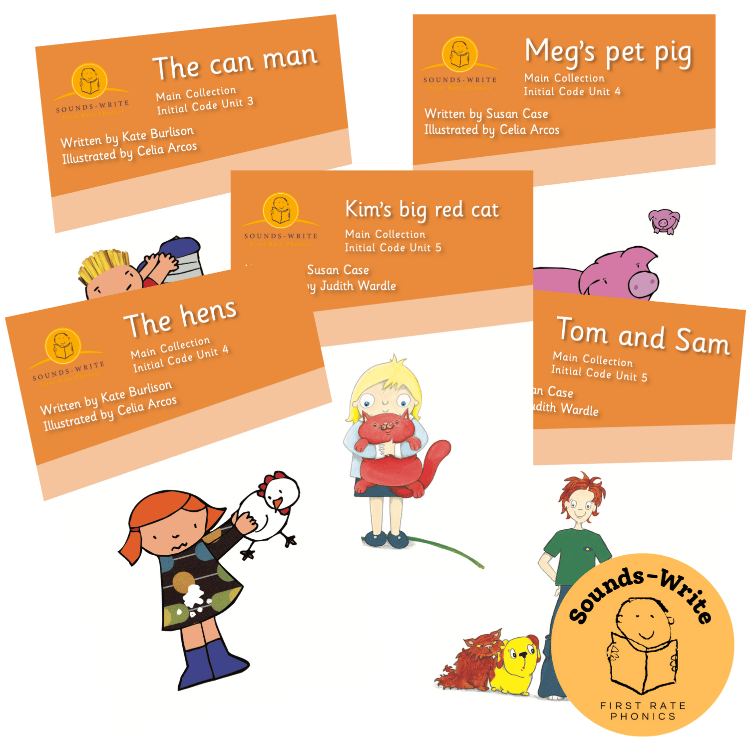 Initial Code Readers: Main Collection Units 1 to 7 - Set 1 x 14 Books ...