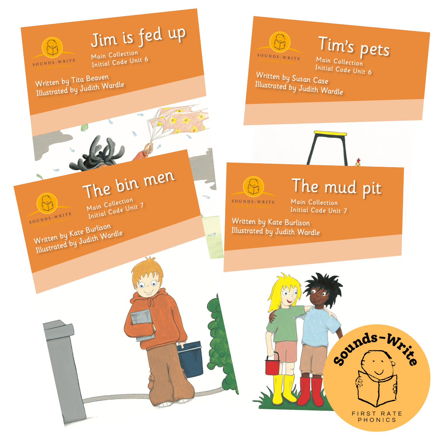 Initial Code Readers: Main Collection Units 1 to 7 - Set 1 x 14 Books ...