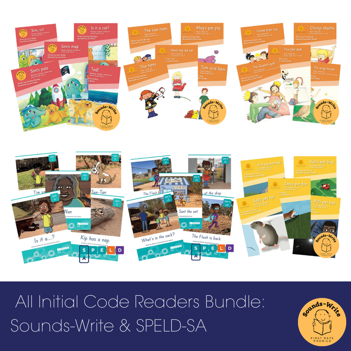Bundle: All Initial Code Readers (Sounds-Write & SPELD) – Soundality