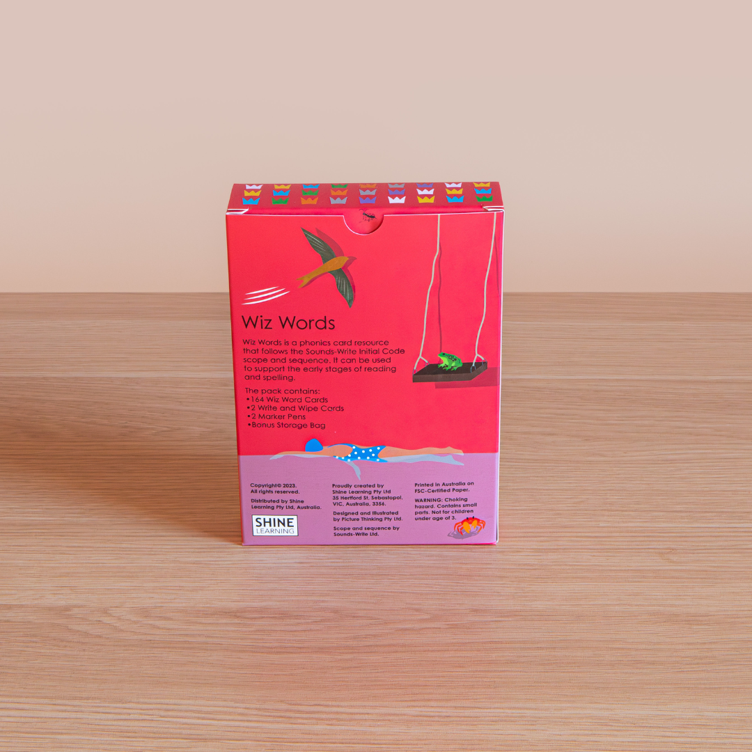 Wiz Words Initial Code (Units 1–11 & Bridging Unit) – Soundality